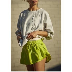 Free People Way home skort - limelight - size XL - nwot